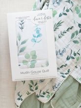 Load image into Gallery viewer, Organic Muslin Gauze Quilt - Sage