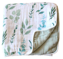 Load image into Gallery viewer, Organic Muslin Gauze Quilt - Sage
