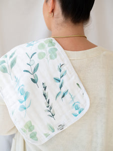 Organic Premium Burp Cloths - Sage