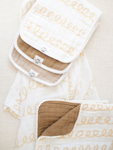 Organic Premium Burp Cloths - Haven