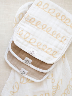 Organic Premium Burp Cloths - Haven