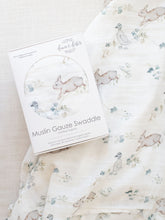 Load image into Gallery viewer, Organic Muslin Gauze Swaddle Blanket - Ivy Hollow