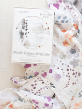 Load image into Gallery viewer, Organic Muslin Gauze Swaddle Blanket - Violet