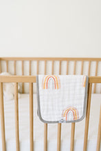 Load image into Gallery viewer, Organic Premium Burp Cloths - Rainbow