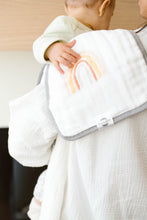 Load image into Gallery viewer, Organic Premium Burp Cloths - Rainbow
