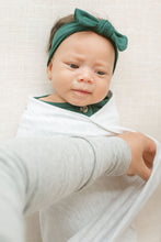Load image into Gallery viewer, Organic Cotton Swaddle - Ash (light grey)