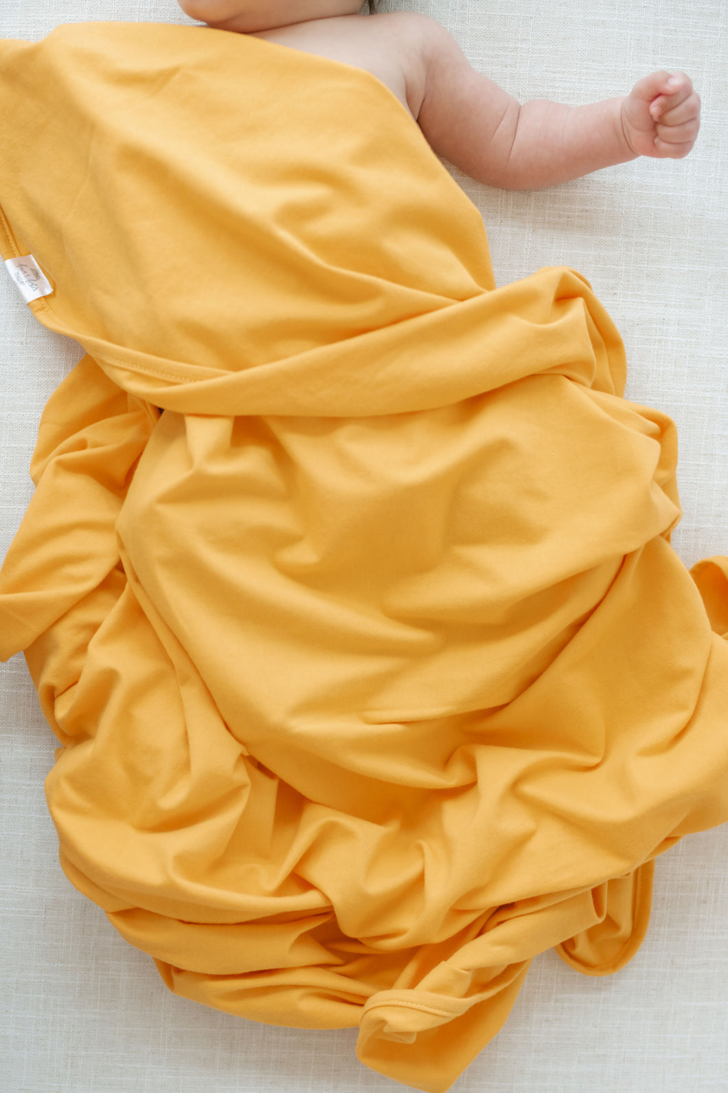 Organic Cotton Swaddle - Mustard