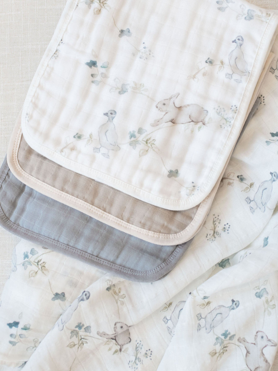 Organic Premium Burp Cloths - Ivy Hollow