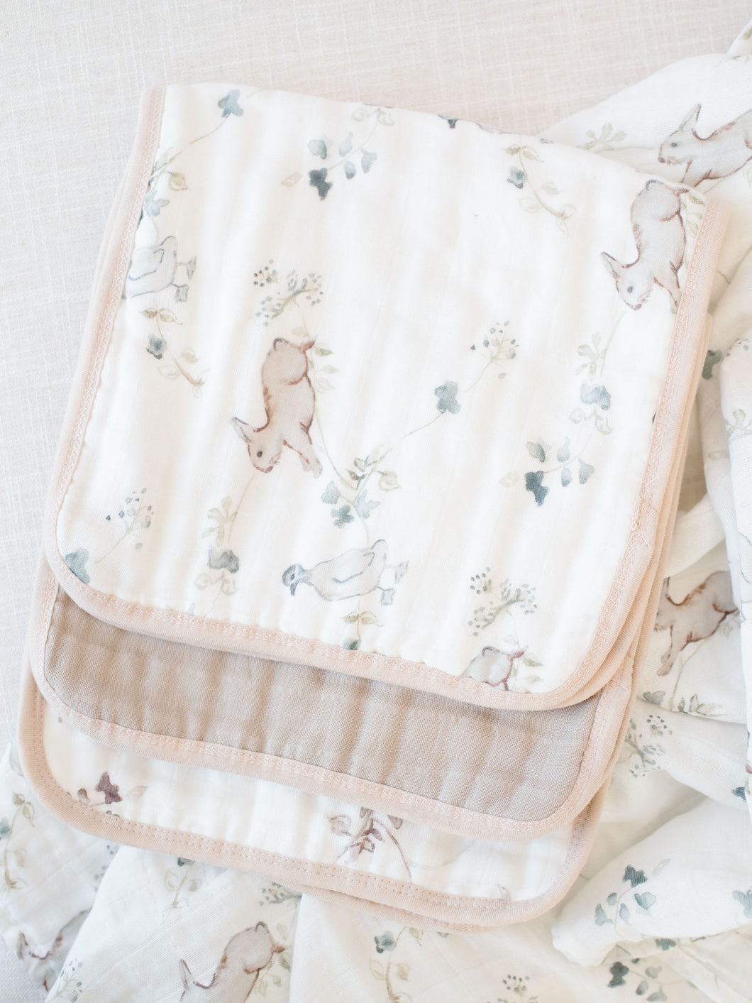 Organic Premium Burp Cloths - Ivy Hollow