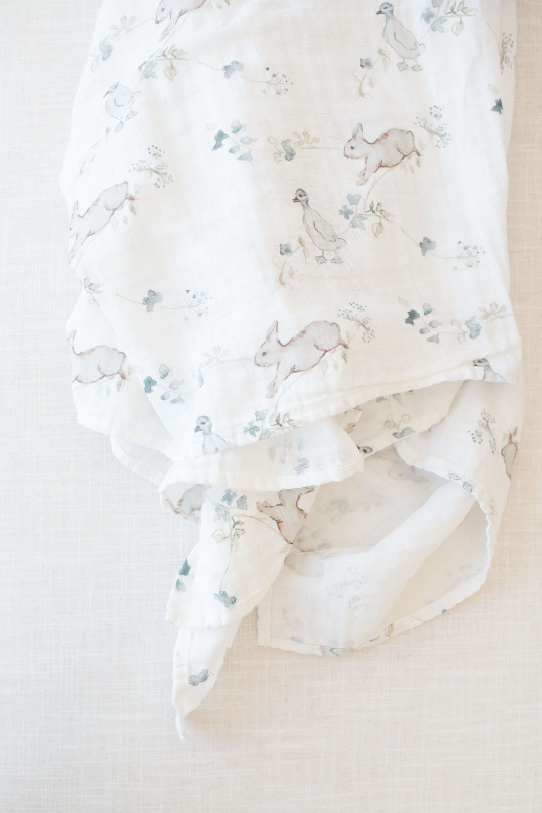 Organic Muslin Gauze Swaddle Blanket - Ivy Hollow