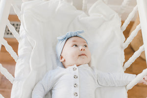 Organic Cotton Headband | River Blue
