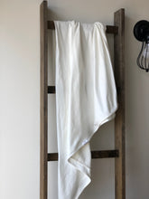 Load image into Gallery viewer, Organic Cotton Swaddle - Sugar (white)
