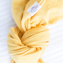 Load image into Gallery viewer, Organic Cotton Swaddle - Mustard