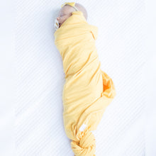 Load image into Gallery viewer, Organic Cotton Swaddle - Mustard