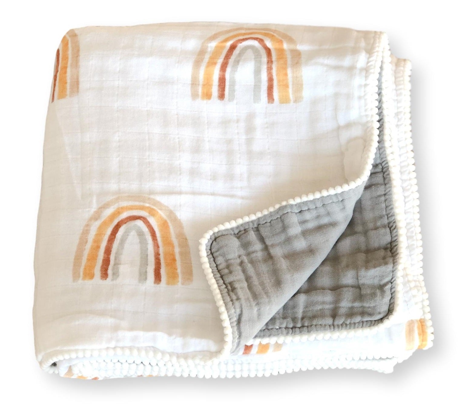 Rainbow muslin hot sale quilt