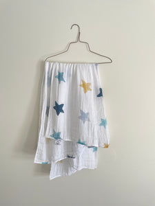 Organic Muslin Gauze Swaddle Blanket - Dream