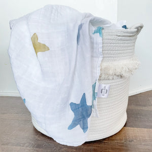 Organic Muslin Gauze Swaddle Blanket - Dream