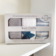 Load image into Gallery viewer, Organic Premium Burp Cloths - Dream