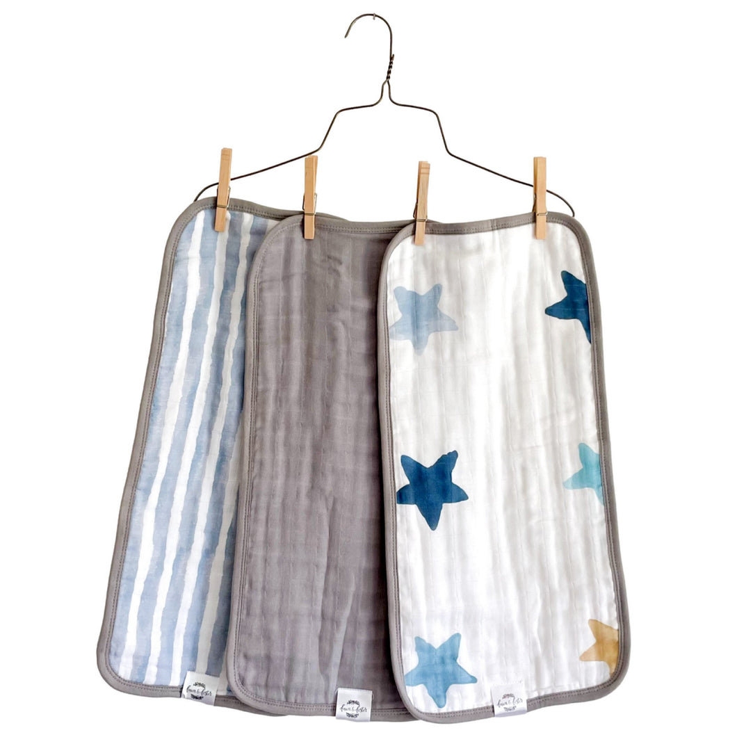 Organic Premium Burp Cloths - Dream