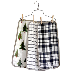 Organic Premium Burp Cloths - Lennox