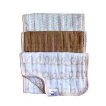 Load image into Gallery viewer, Organic Premium Burp Cloths - Haven