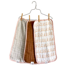 Load image into Gallery viewer, Organic Premium Burp Cloths - Haven