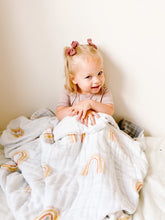 Load image into Gallery viewer, Organic Muslin Gauze Quilt - Rainbow