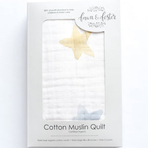 Organic Muslin Gauze Quilt - Dream