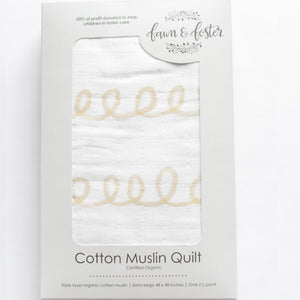Organic Muslin Gauze Quilt - Haven