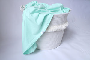 Organic Cotton Swaddle - Mint