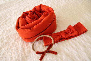 Organic Cotton Headband | Rust