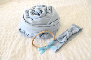 Organic Cotton Headband | River Blue
