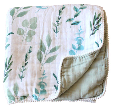 Organic Muslin Gauze Quilt - Sage